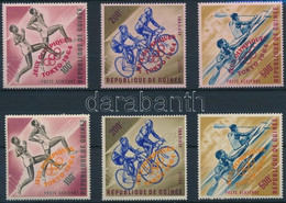 ** 1964 Olimpia Felülnyomott Sor Mi 239-241 A+b - Other & Unclassified