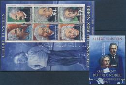 ** 2002 Albert Einstein Kisív Mi 3742-3747 + Blokk Mi 730 - Andere & Zonder Classificatie