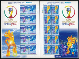 ** 2001 Labdarúgó Világbajnokság Kisív Sor, Football World Cup Mini Sheet Set Mi 3171-3173 - Andere & Zonder Classificatie