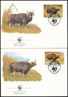 1986 WWF Sor 4 Db FDC-n Mi 823-826 - Autres & Non Classés