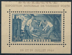 ** 1946 Bélyegkiállítás Blokkból Kivágott Bélyeg, Stamp Exhibition Stamp Cut From Block Mi 412 - Autres & Non Classés