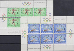 ** 1968 Nyári Olimpia, Mexikó Kisív Sor Mi 487-488 - Sonstige & Ohne Zuordnung