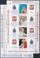** 2004 Pápa Kisívsor, Popes Mini Sheet Set Mi 1474-1481 - Other & Unclassified