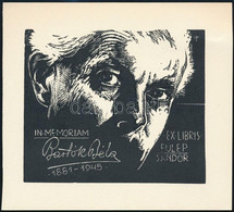 Menyhárt József (1901-1976): In Memoriam Bartók Béla. Fametszet, Papír, Jelzett A Metszeten, 9,5×11,5 Cm - Other & Unclassified