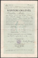 1917 Szeged, Kántori Oklevél - Non Classificati