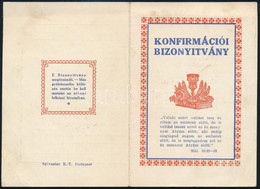 1938 Konfirmációs Bizonyítvány - Non Classificati