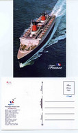 Ship Postcards - Passenger Ship  " FRANCE   "  Variant  Read Description - Non Classificati