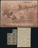 "Gyűjtsd A Mákgubót" Reklámcédula + Burgonyajegy és Búzadarautalvány - Advertising