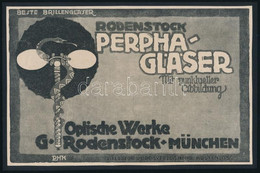 Cca 1915 Vegyes Reklám Tétel, 3 Db: Rodenstock Perphagläser, NG-Menisken, Müllner Pezsgő Reklám, Német Nyelvű Reklámok,  - Advertising