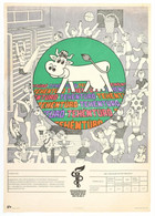 Cca 1977 Kőszegi Judit (1944-): Országos Egészségnevelési Intézet, Tehéntúró Propaganda Plakát. Ofszet, Papír. Magyar Hi - Altri & Non Classificati