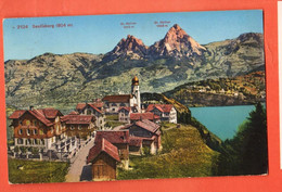 ZOI-10 Seelisberg Mit Mythen. Gelaufen 1944 Photoglob 2124. Visa BRB 1939 - Seelisberg