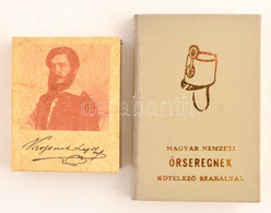 Magyar Nemzeti Őrseregnek Kötelező Szabályai Reprint + Kossuth Lajos. (sorszámozott) 2 Db Minikönyv - Non Classificati