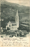 T2 1904 Korpona, Krapina; Zupna Crkva / Church / Templom - Non Classés