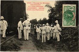 * T1 1908 Sakété, Voyage Du Ministre Des Colonies á La Cote D'Afrique, Visite Des Pépiniéres/ Travel Of The Minister Of  - Unclassified