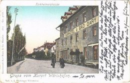 T3 1904 Bad Wörishofen, Türkheimerstrasse, Kurhotel & Bad Gary / Spa And Hotel, Street (tear) - Non Classificati