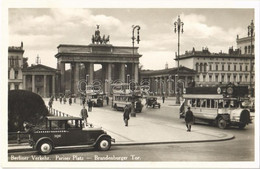 ** T1 Berlin, Pariser Platz, Brandenburger Tor, Verkehr / Double Decker Autobuses, Automobile - Non Classificati