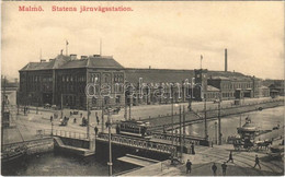 * T1 Malmö, Statens Järnvägsstation / State Railway Station, Tram - Non Classés