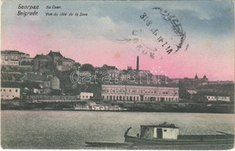 T2 Belgrade, Vue Du Cote De La Save / Riverside, Ships - Unclassified