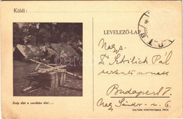 * T3/T4 1934 Szép élet A Cserkész élet... / Hungarian Boy Scout Camp (Rb) - Non Classificati