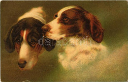 ** T3 Dogs, Wenau-Pastell Postkarte No. 943., Litho (small Tear) - Unclassified