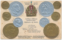 ** T2/T3 Osztrák-magyar Jubileumi érmék. Dombornyomott Litho / Austro-Hungary Jubilee Coins. Embossed Litho (fl) - Unclassified