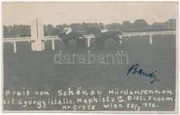 * T1/T2 Preis Von Schönau Hürdenrennen Szt. György Istálló, Mephisto II. / Horse Race. Photo - Non Classés