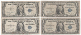 Amerikai Egyesült Államok 1946-1949. (1935C) 1$ "Silver Certificate - Kisméretű" Kék Pecsét "William Alexander Julian -  - Unclassified