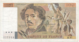 Franciaország 1985. 100Fr T:III  France 1985. 100 Francs C:F  Krause 154.b - Unclassified