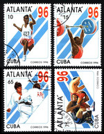 Cuba 1996 Mi 3899-3902 Summer Olympic Games 1996 - Atlanta - Gebruikt