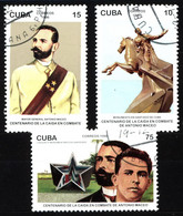 Cuba 1996 Mi 3961_3965 Centenary Of The Death Of Gen. Antonio Maceo - Gebruikt