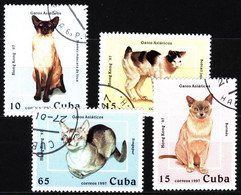 Cuba 1997 Mi 3988-3991 Cats. Stamp Exhibition Hong Kong 97 (1) - Gebruikt