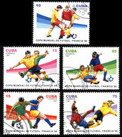 Cuba 1997 Mi 4003-4007 FIFA World Cup 1990 - Italy - Gebruikt