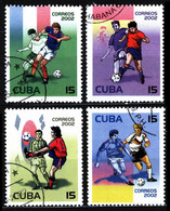 Cuba 2002 Mi 4420_4424 2002 World Cup Soccer Championship - Gebraucht