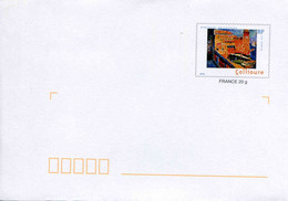 PAP De 2005 Avec Timbre "COLLIOURE" Déplacé Vers Le Bas Et Incliné (Lot42K/0506451° - Prêts-à-poster:  Autres (1995-...)