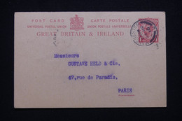 ROYAUME UNI - Entier Postal De Manchester Pour La France En 1916 - L 98041 - Luftpost & Aerogramme