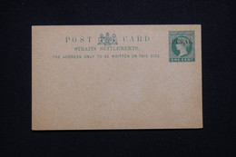 MALAISIE / PERAK - Entier Postal Type Victoria Surchargé Perak, Non Circulé - L 98043 - Perak