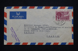 INDE - Enveloppe Commerciale De Bombay Pour La France En 1952 - L 98074 - Lettres & Documents