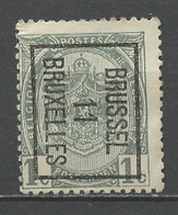 Belgique - Belgium - Belgien Préoblitéré 1907 Y&T N°PREO81 - Michel N°V78 Nsg - 1c Bruxelles 11 - Typo Precancels 1906-12 (Coat Of Arms)