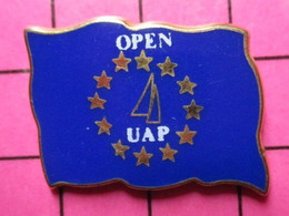 SP09 Pin's Pins / Beau Et Rare / THEME : SPORTS / VOILE OPEN UAP DRAPEAU EUROPE - Voile