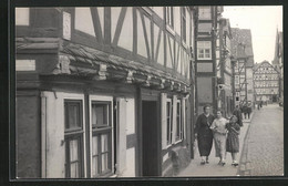 Foto-AK Melsungen, Altstadterstrasse Mit Passanten 1950 - Melsungen