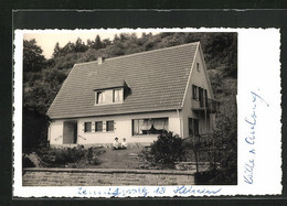 Foto-AK Bad Honnef, Haus, Strasse Zennigsweg 18 1953 - Bad Honnef