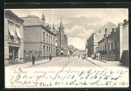 AK Osterburg, Breitestrasse Mit Post - Osterburg