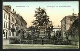 AK Reichenbach I. V., Bismarckdenkmal Am Solbrigplatz - Reichenbach I. Vogtl.