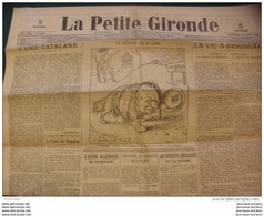WW1 LA PETITE GIRONDE Du 23 AVRIL 1915 DESSINS INEDIT DE LEANDRE / L'AME CATALANE / LA VIE A BORDEAUX - Autres