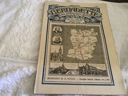 Bernadette Rare Revue Hebdomadaire Illustrée  Paris 1928 Mayenne Géographie Industrie Célébrités - Bernadette