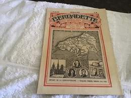 Bernadette Rare Revue Hebdomadaire Illustrée  Paris 1928 Seine  Inférieure Géographie Industrie Célébrités - Bernadette