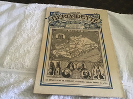 Bernadette Rare Revue Hebdomadaire Illustrée  Paris 1928  Héraut Géographie Industrie Célébrités - Bernadette