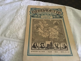 Bernadette Rare Revue Hebdomadaire Illustrée  Paris 1928  Yonne  Géographie Industrie Célébrités - Bernadette