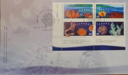 A) 2002, CANADA, CORALS. JOINT WITH HONG KONG, FDC, VANCOUVER - Other & Unclassified