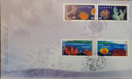 A) 2002, CANADA, CORALS, JOINT ISSUE WITH HONG KONG, FDC, VANCOUVER BC - Autres & Non Classés